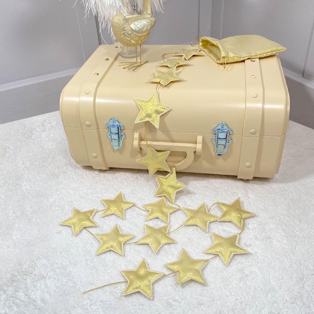 16 Gold Star Garland