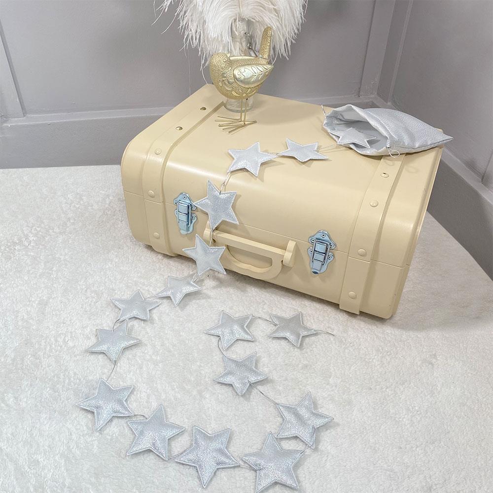 16 Silver Star Garland