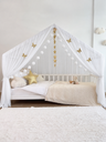 Montessori Bed Canopy Deluxe-White