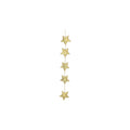 5 Gold Star Garland