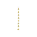 8 Gold Star Garland