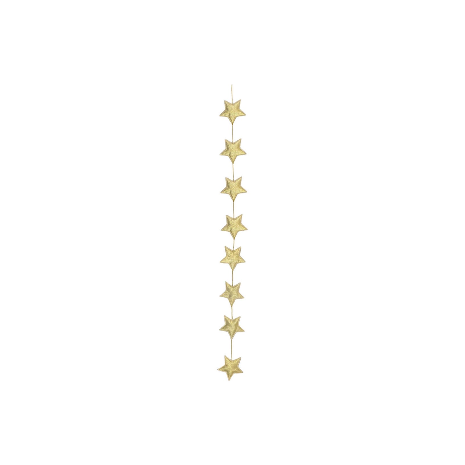 8 Gold Star Garland