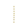 8 Gold Star Garland