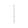 8 Silver Star Garland