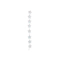8 Star Sparkling White Garland