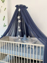 Crib Canopy-Glaucous Blue