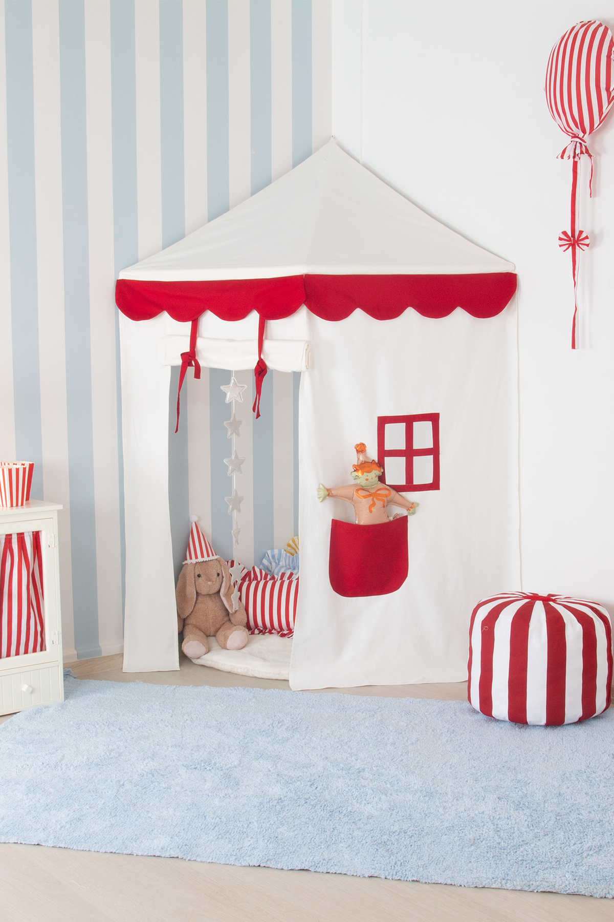 Corner Canopy Tent-Red