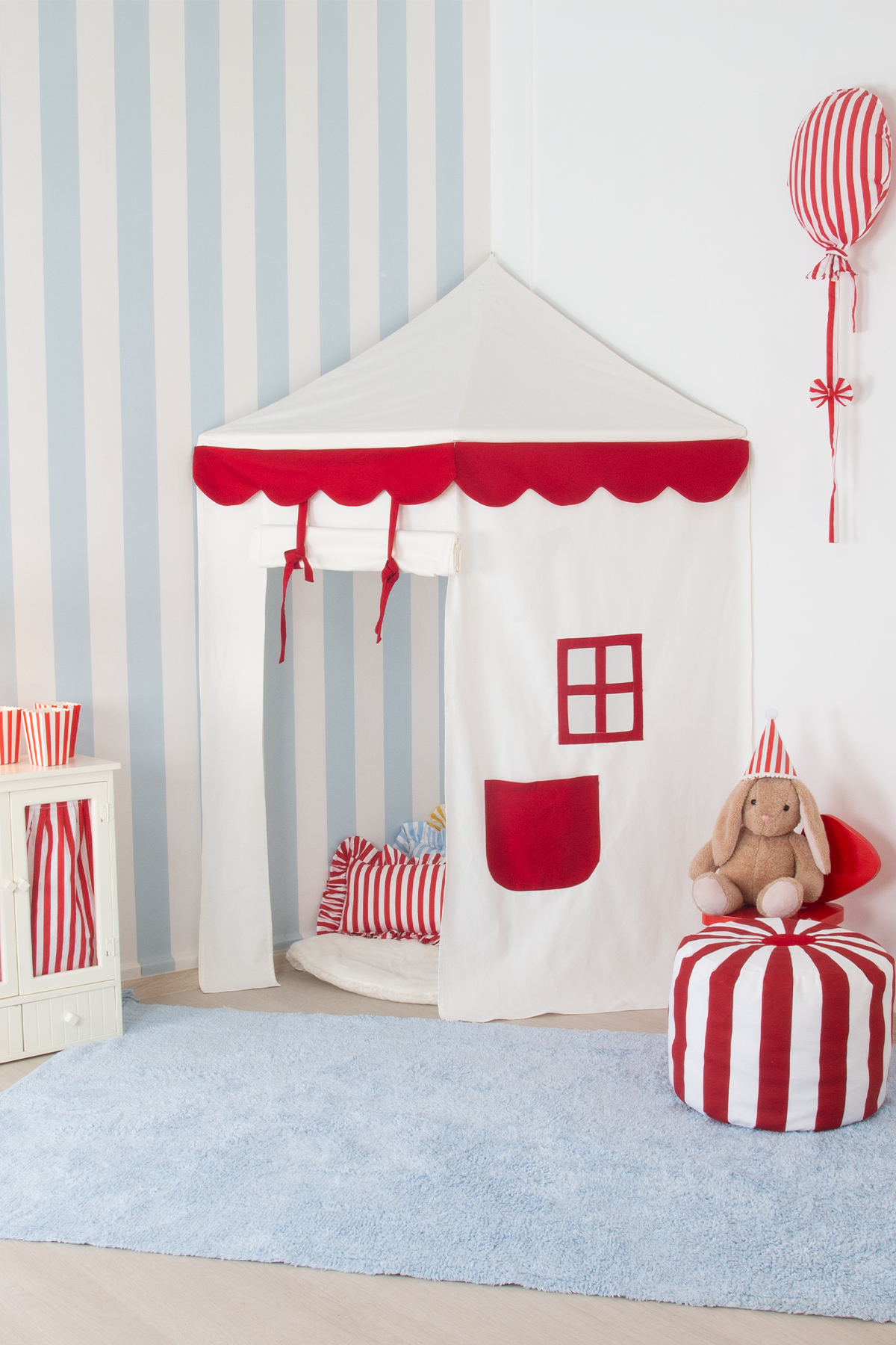 Corner Canopy Tent-Red