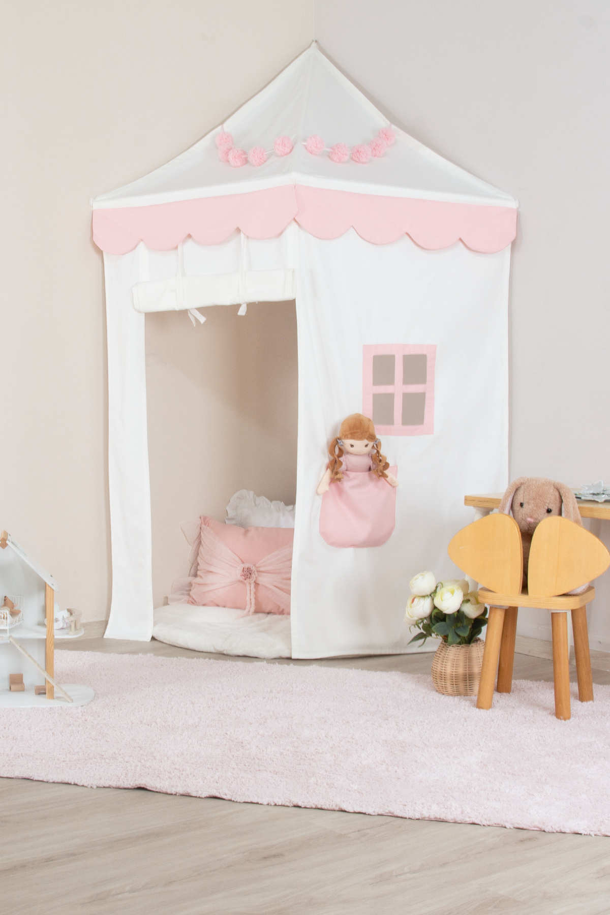 Corner Canopy Tent-Pink