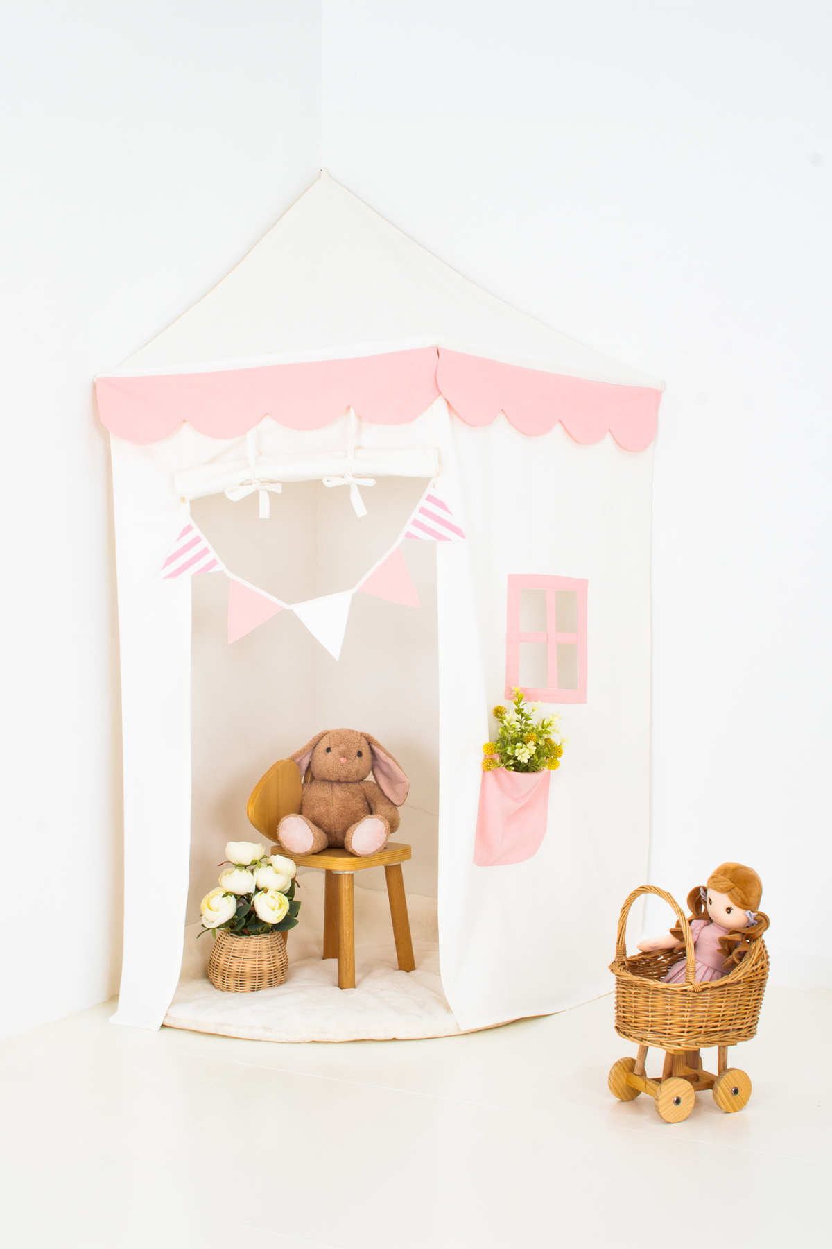 Corner Canopy Tent-Pink