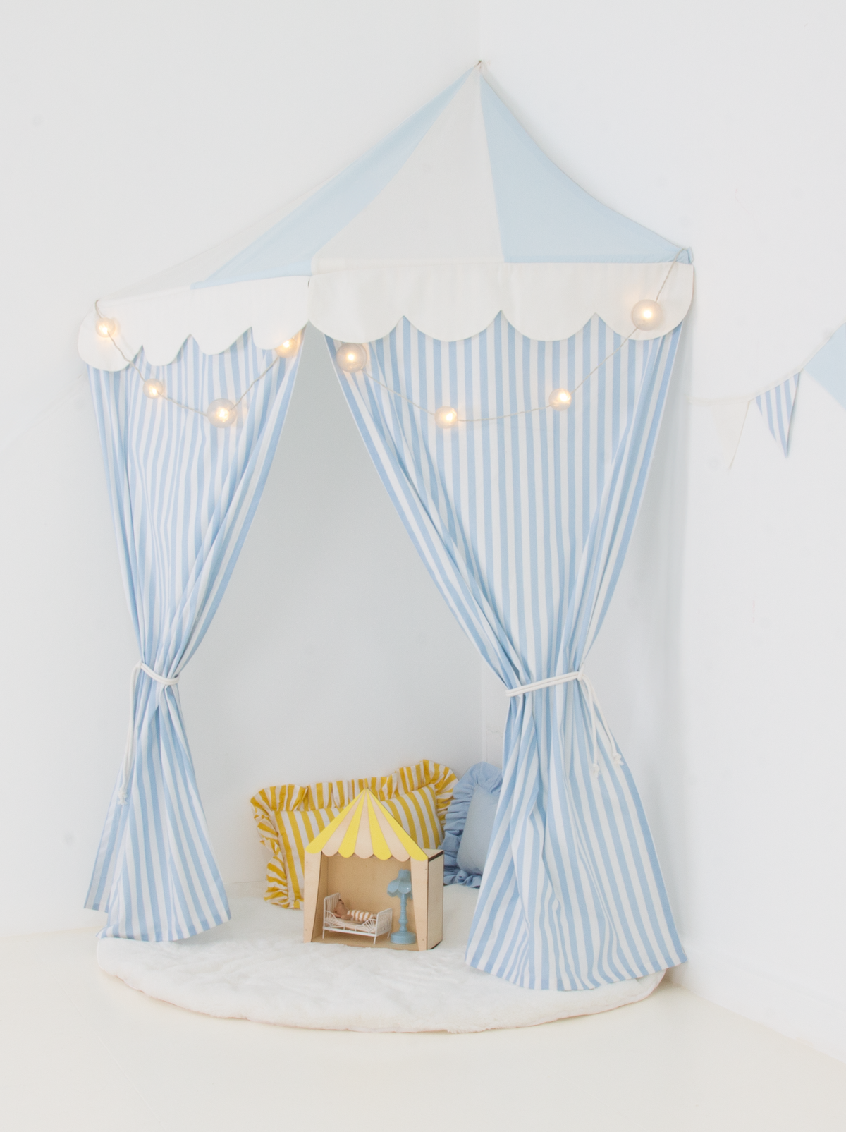Corner Canopy Tent-Blue
