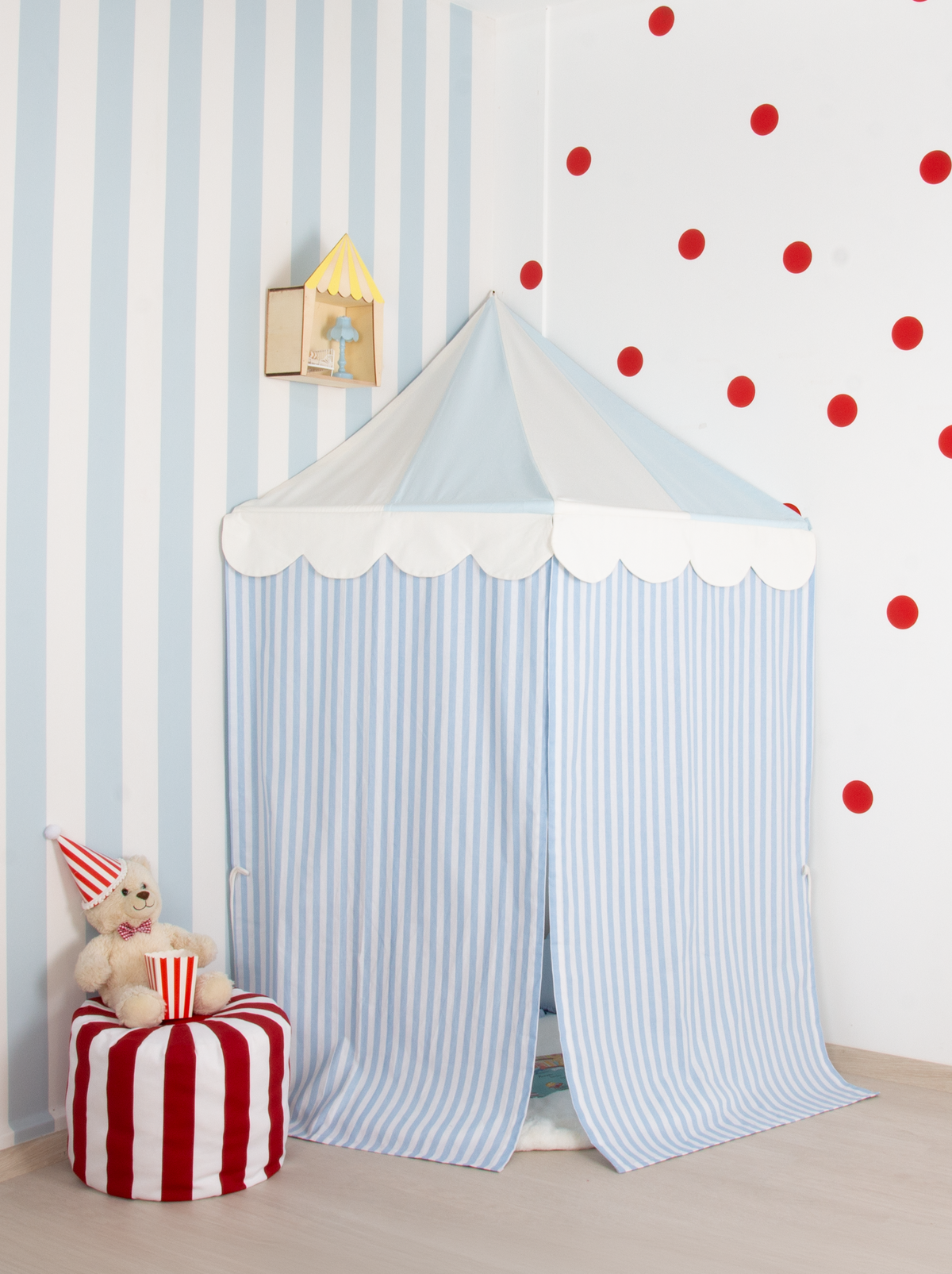 Corner Canopy Tent-Blue