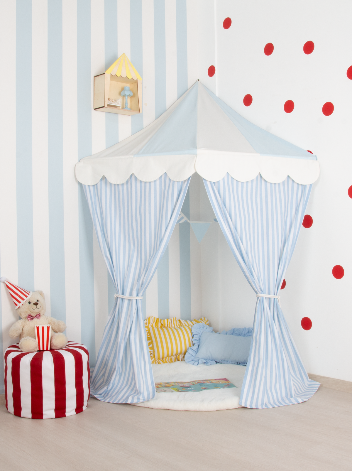Corner Canopy Tent-Blue