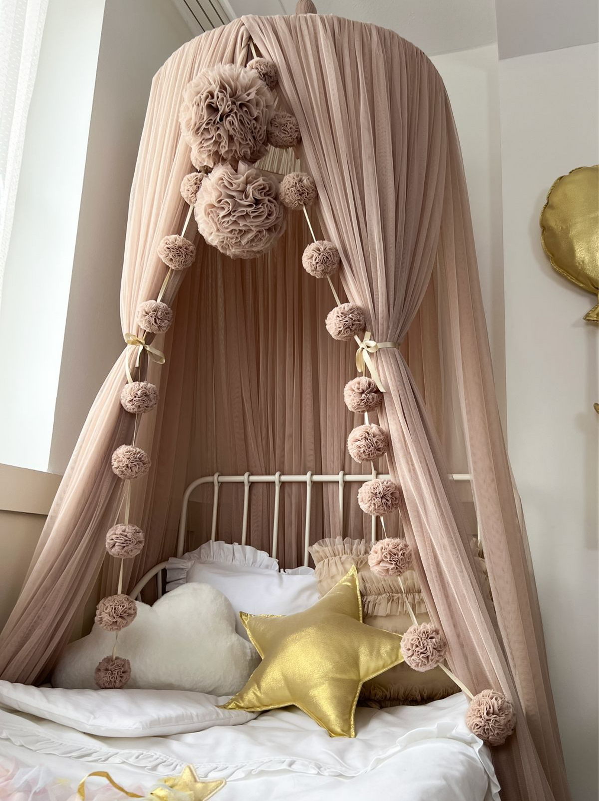 Tulle Canopy-Mink