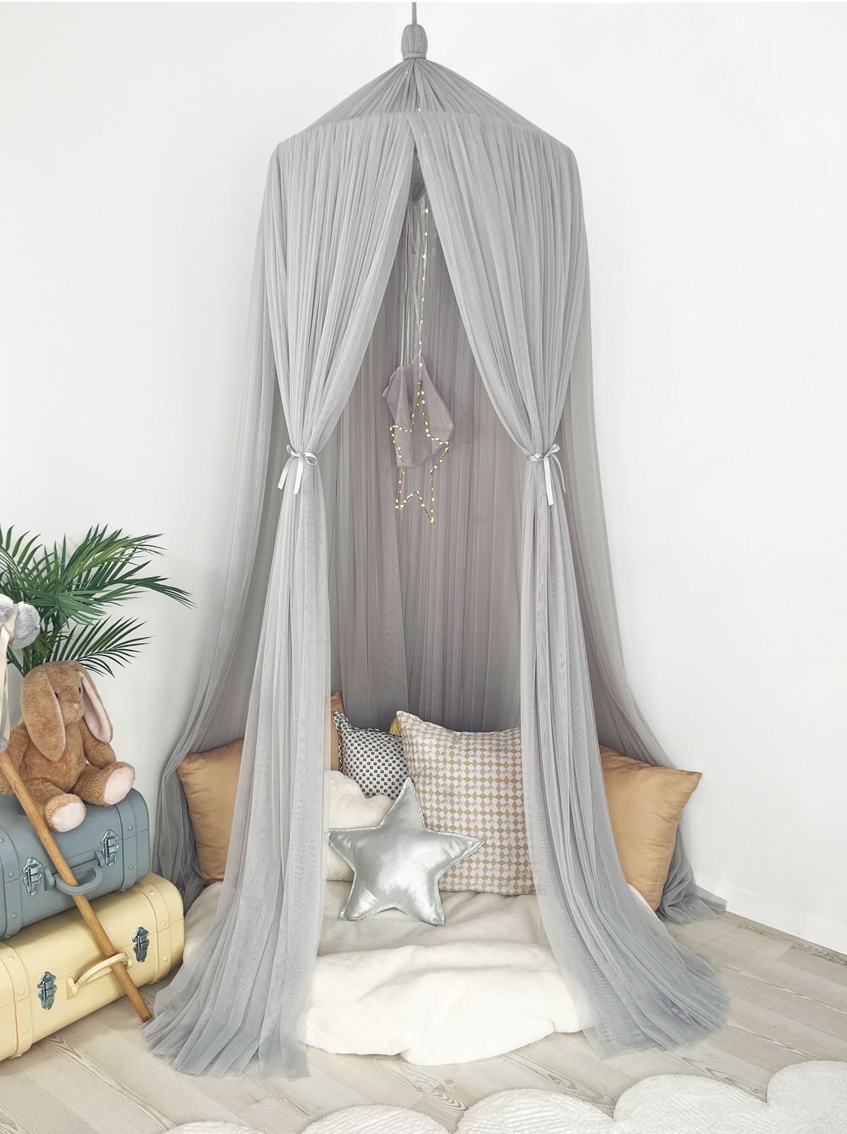 Tulle Canopy-Grey