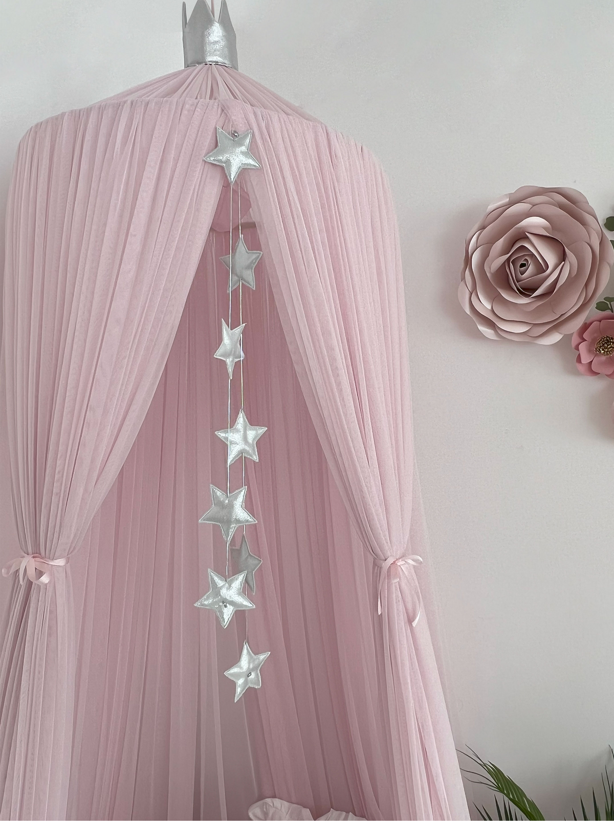 Tulle Canopy-Baby Lilac