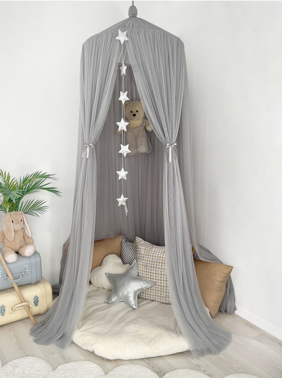 Tulle Canopy-Grey
