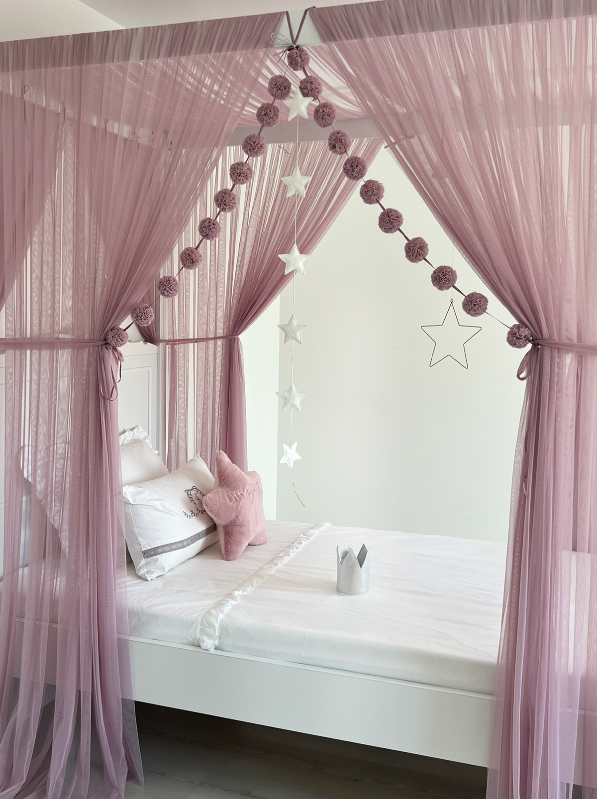 Poster Bed Deluxe-Dusty Lilac