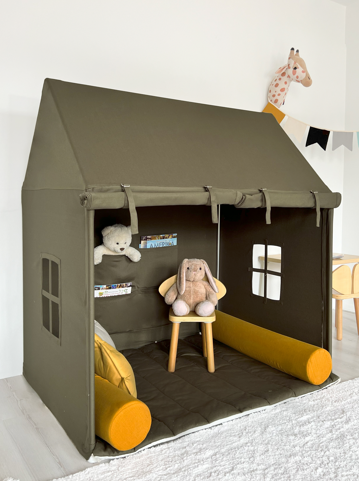 Playhouse-Twin Army Green