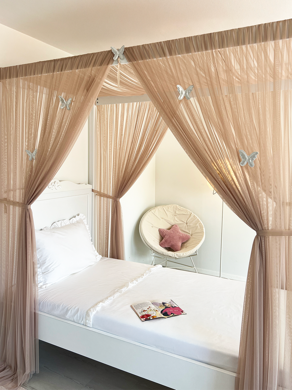 Poster Bed Basic-Mink