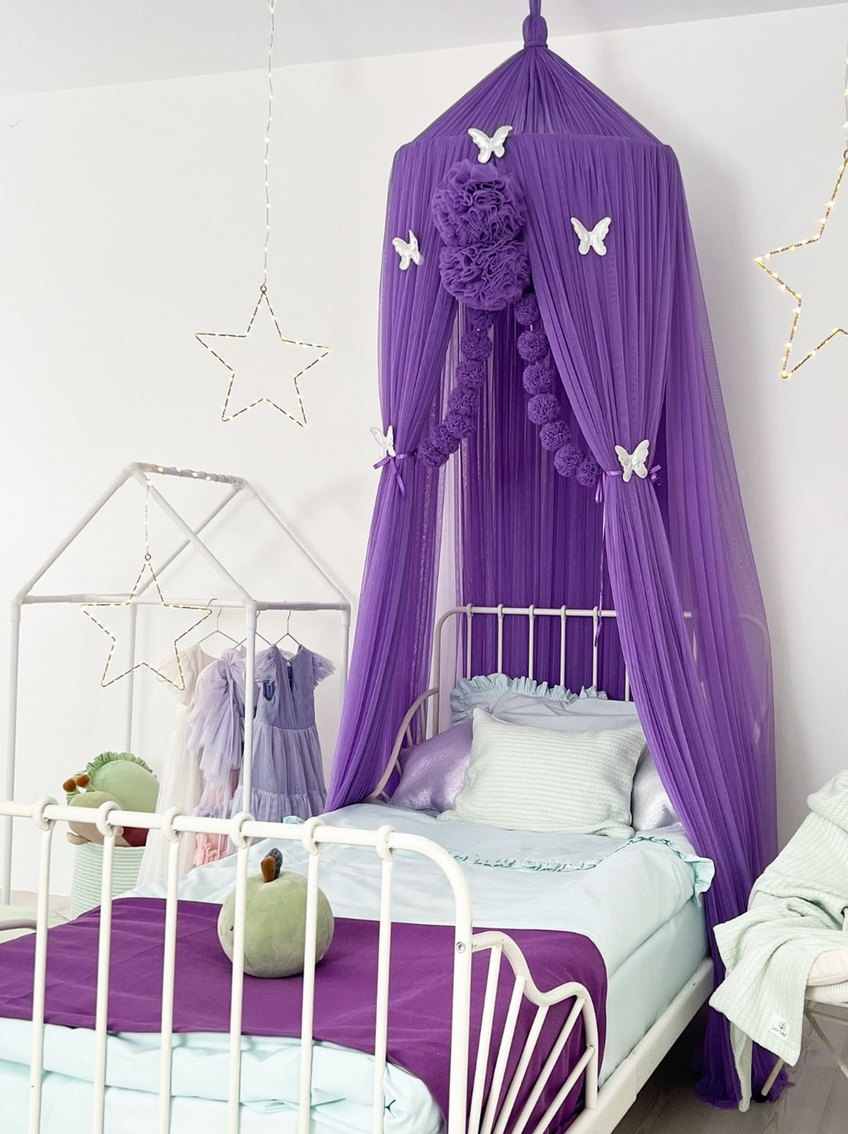 Tulle Canopy-Purple