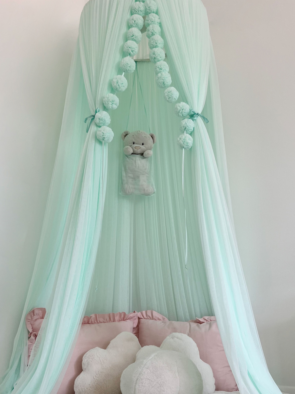 Tulle Canopy-Baby Green
