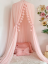 Tulle Canopy-Baby Pink