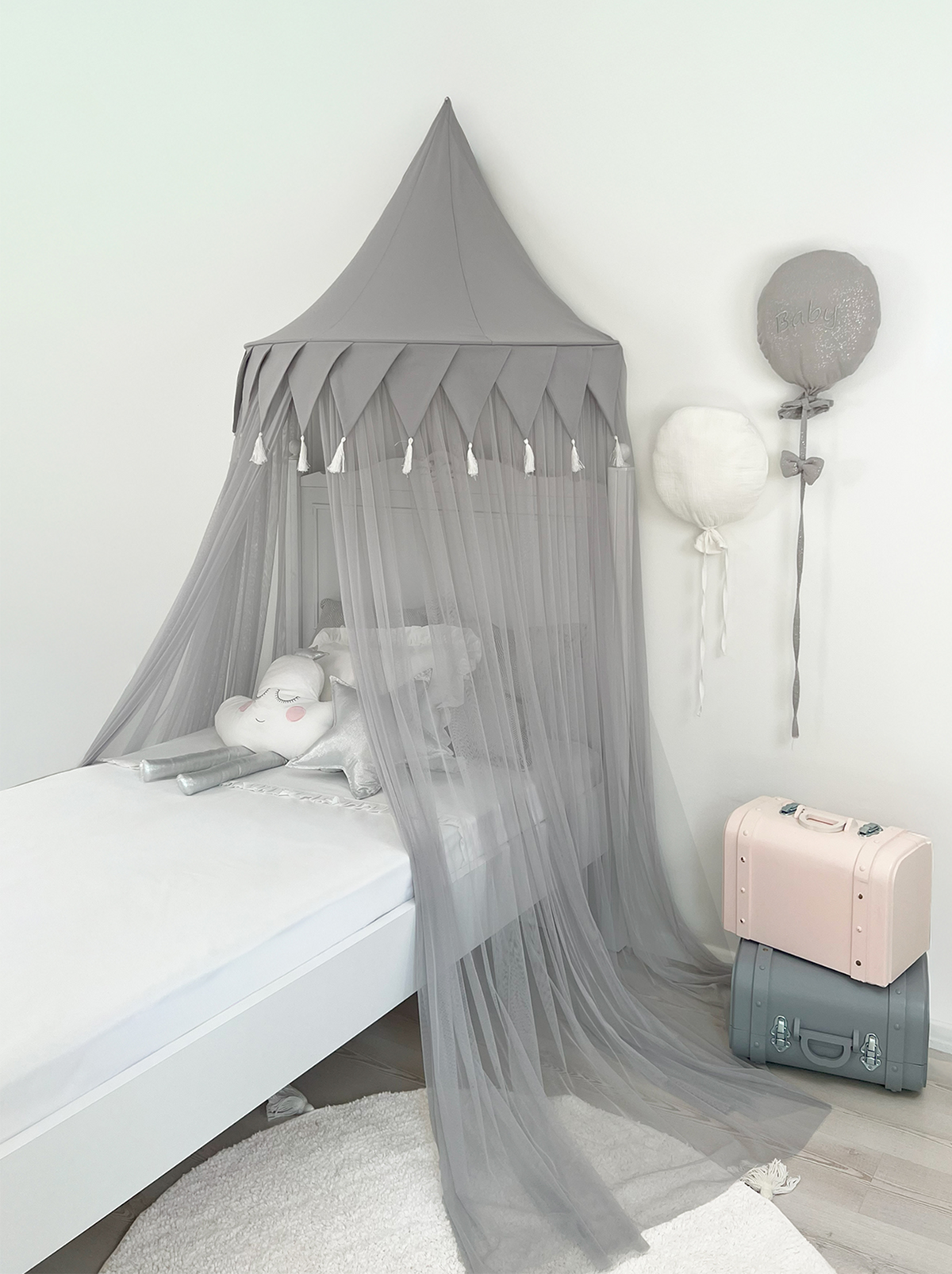 Half Moon Canopy-Grey