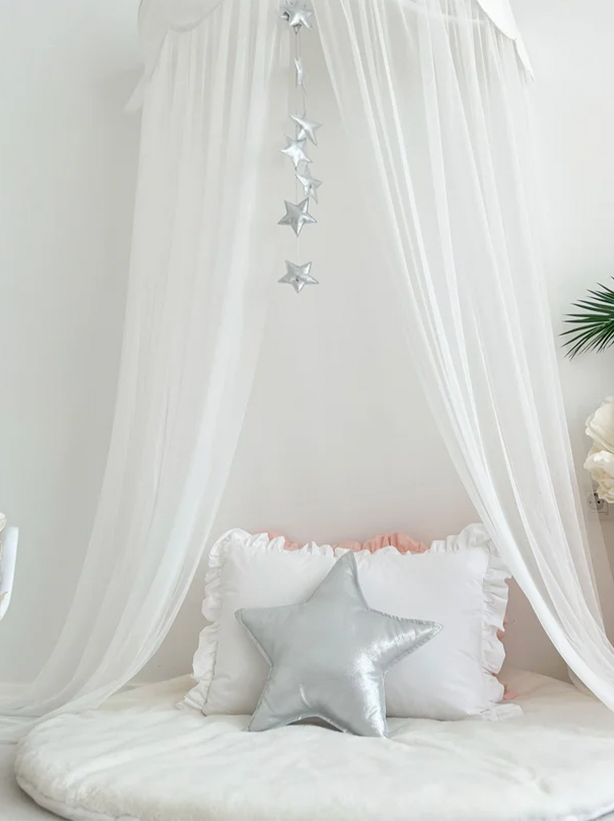 Half Moon Canopy-White