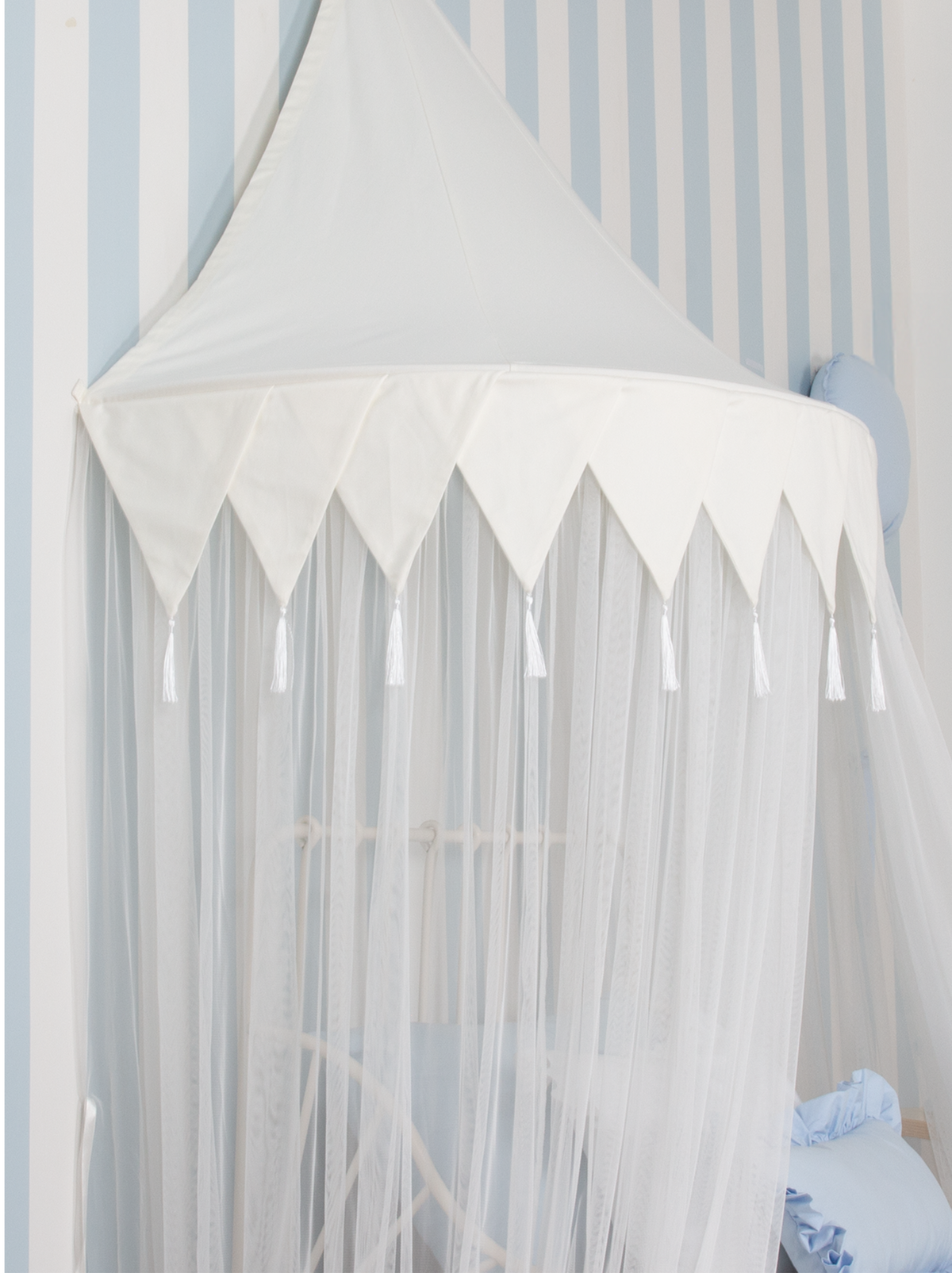 Half Moon Canopy-White