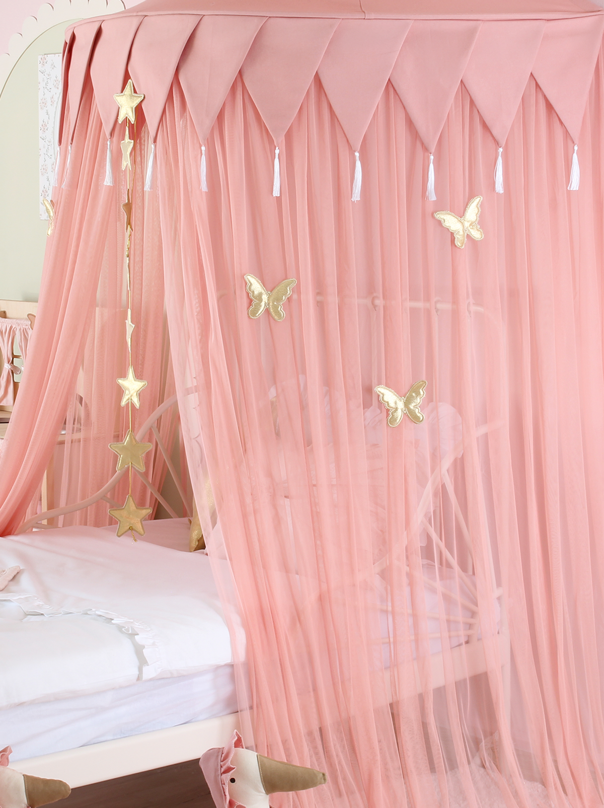 Half Moon Canopy-Blush