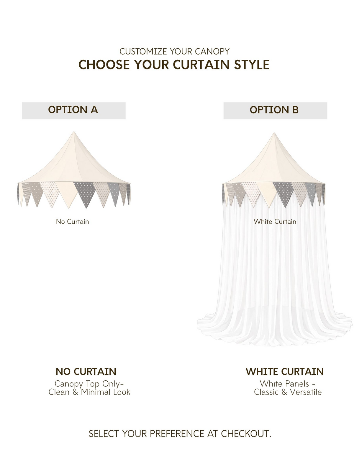 Half Moon Canopy-Blush