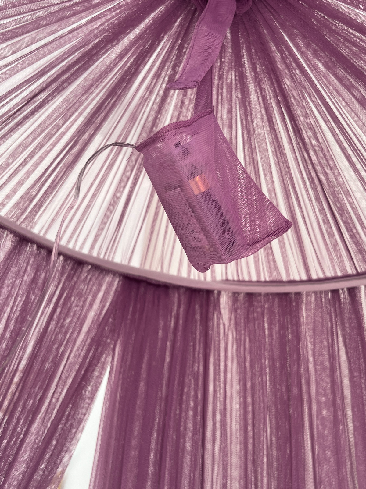 Tulle Canopy-Opera Mauve