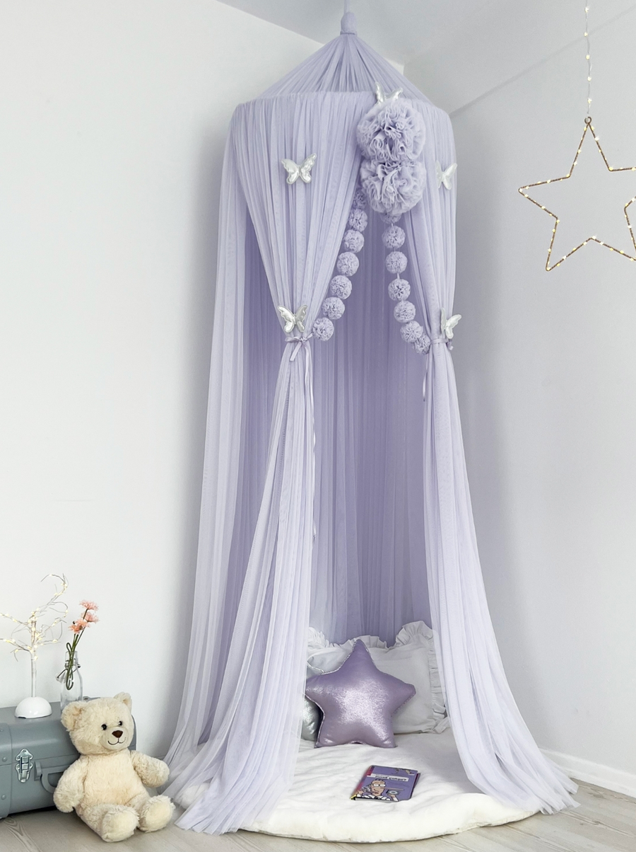 Tulle Canopy-Baby Purple