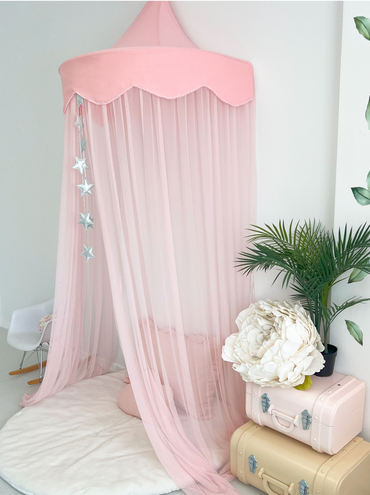 Half Moon Canopy-Pink