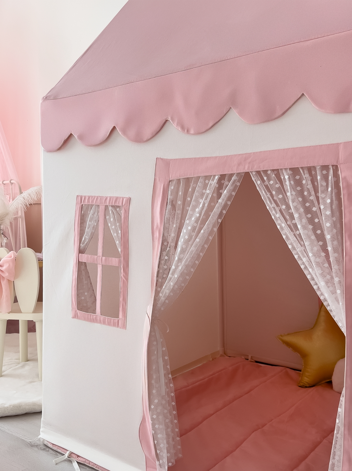 Playhouse-Pink White
