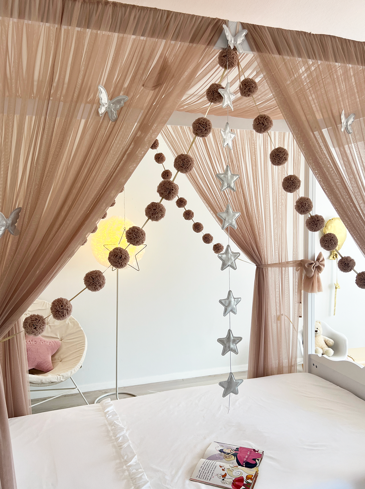Poster Bed Basic-Mink