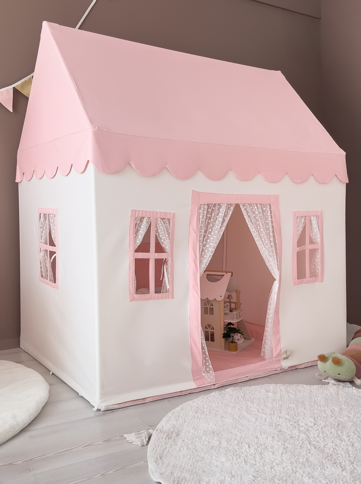 Playhouse-Pink White