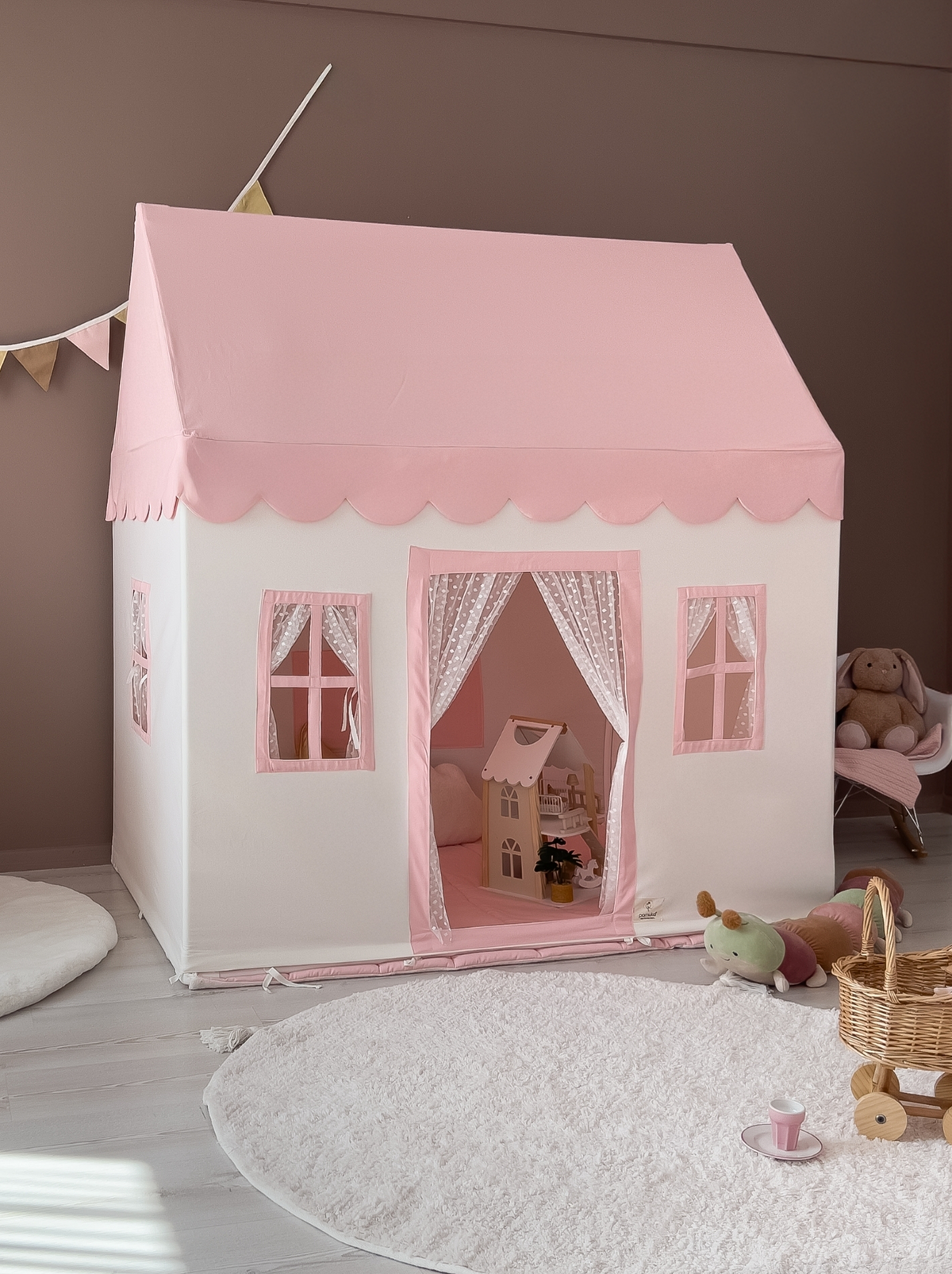Playhouse-Pink White