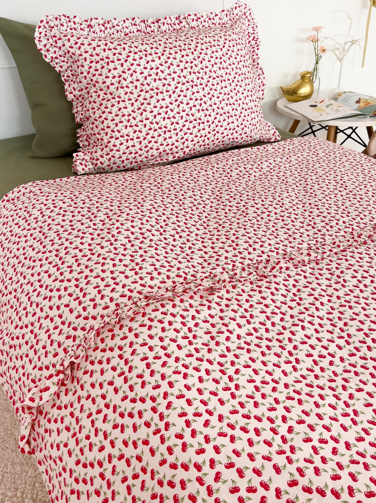 Duvet Set-Cherry