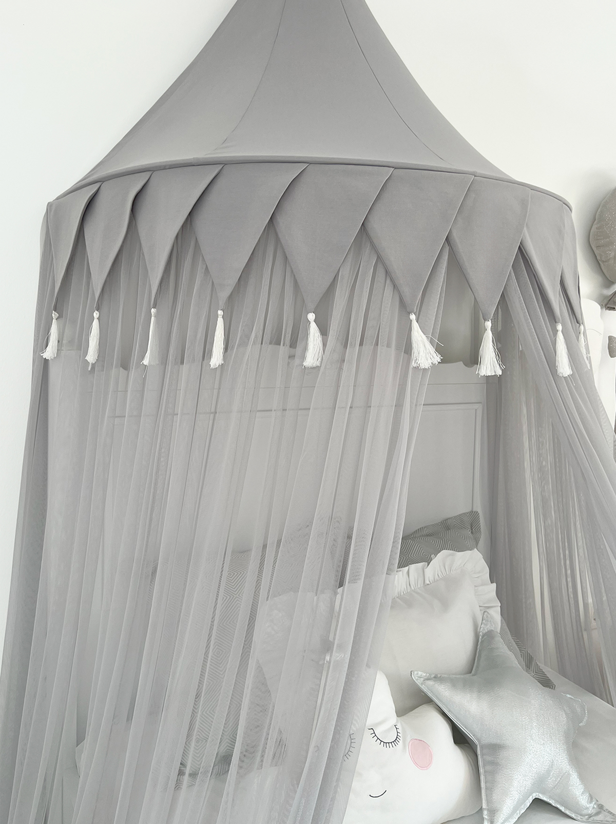 Half Moon Canopy-Grey