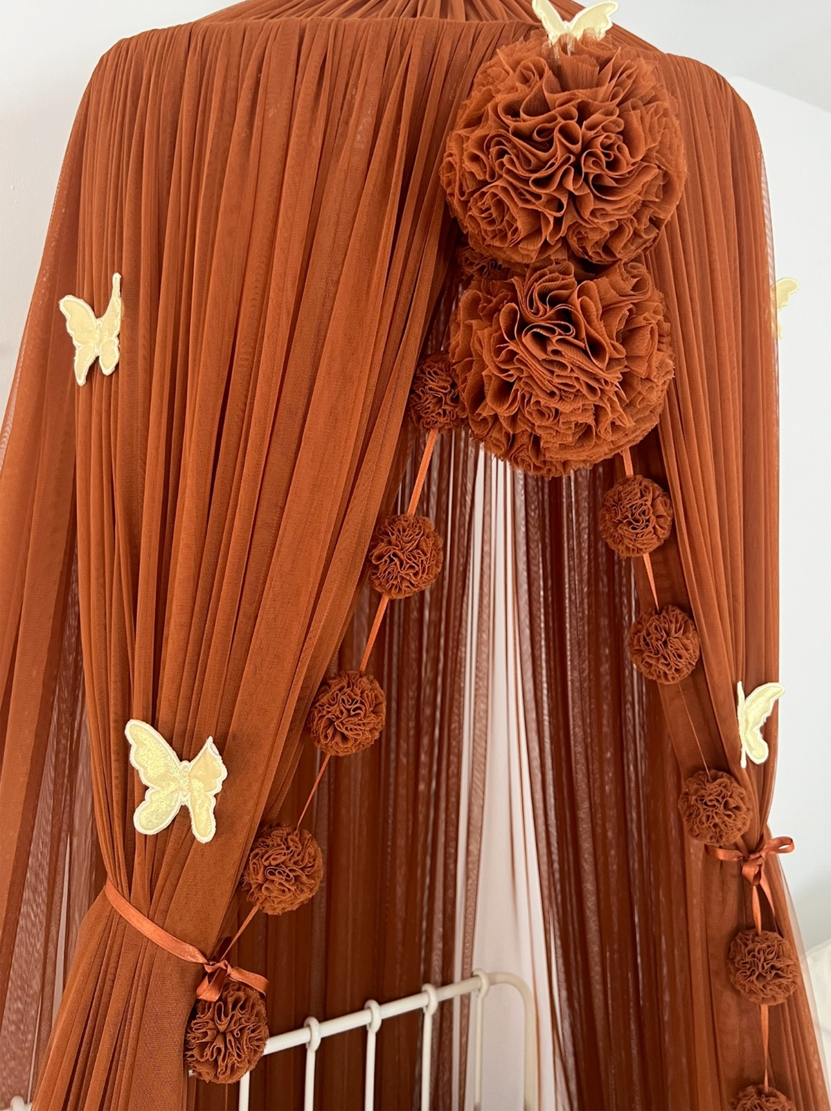 Tulle Canopy-Cinnamon