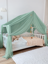 Montessori Bed Canopy Basic-Sage Green