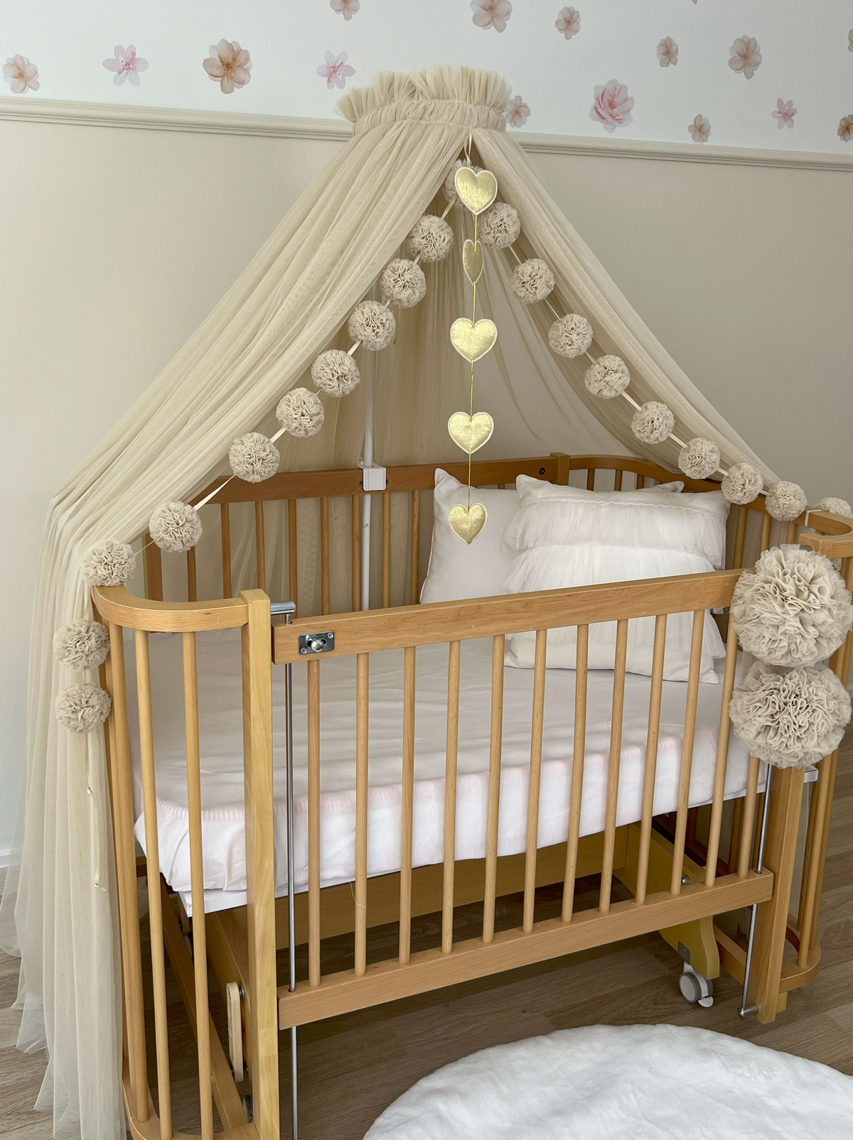 Crib Canopy-Beige