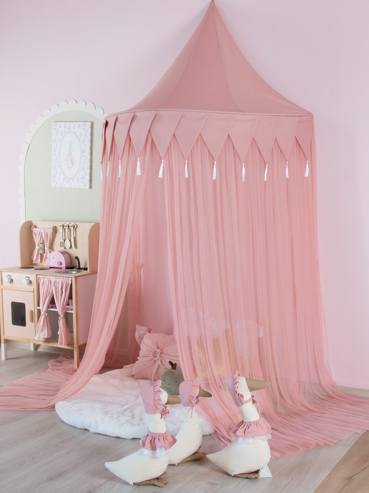 Half Moon Canopy-Blush