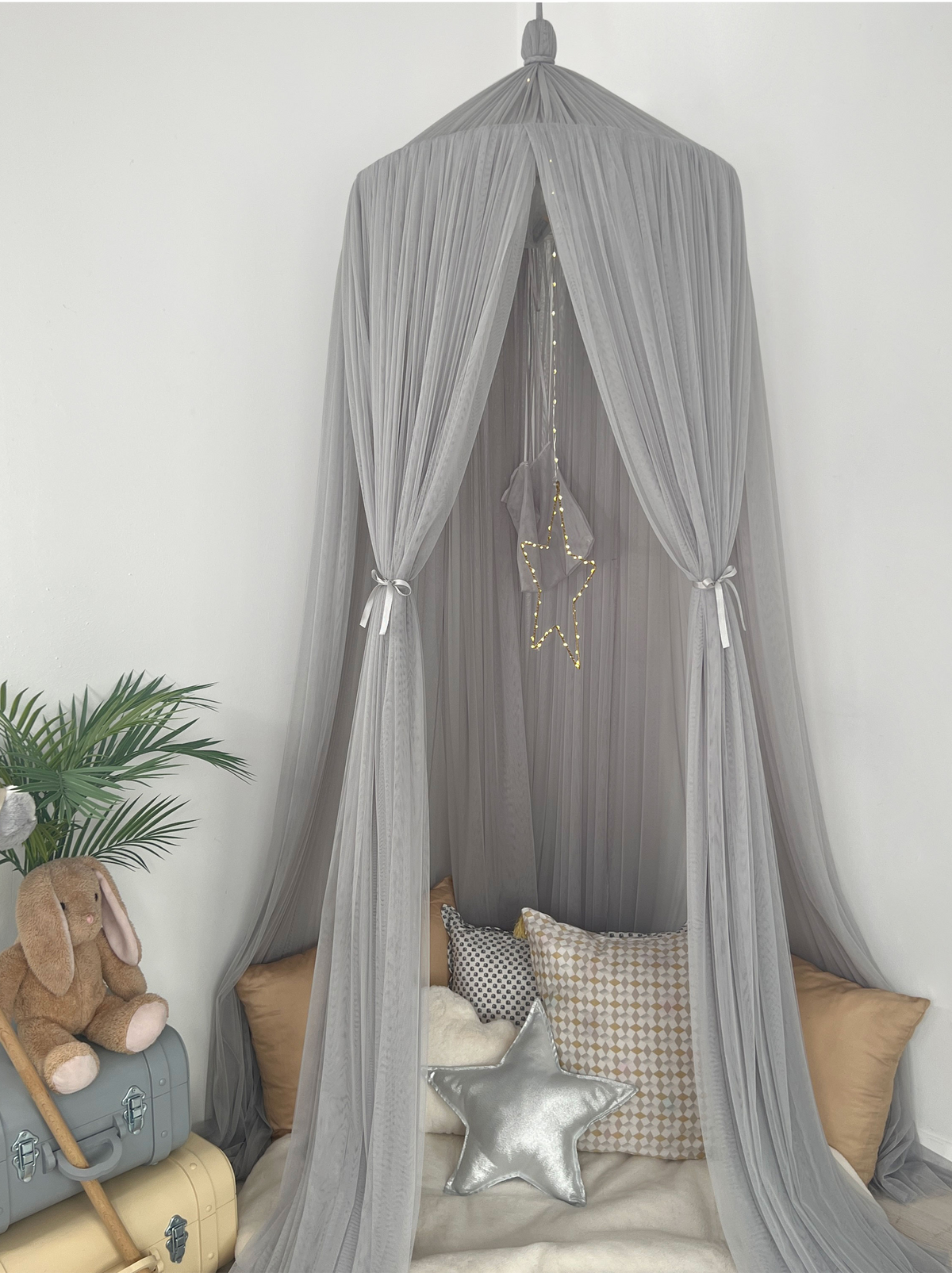 Tulle Canopy-Grey