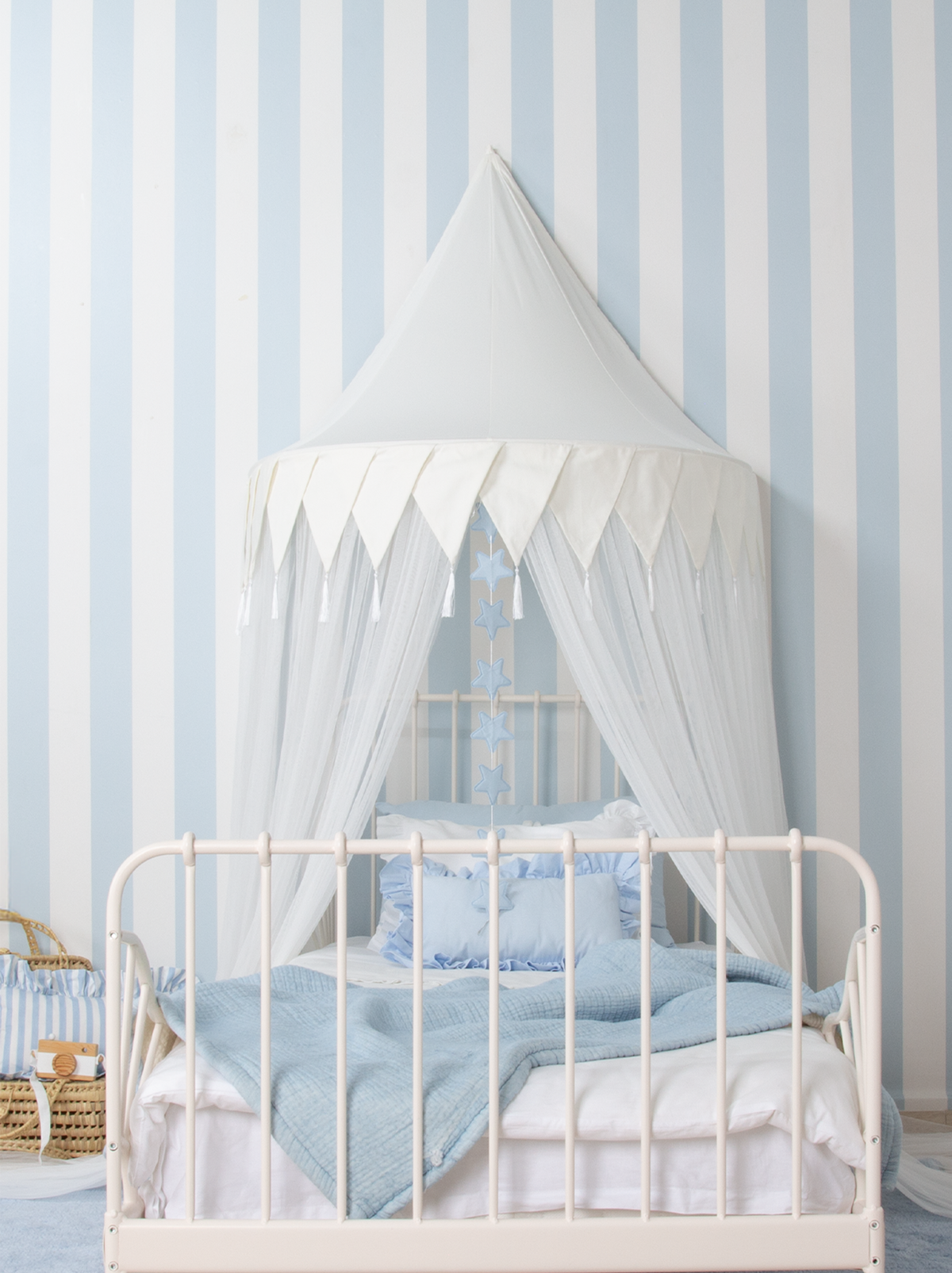 Half Moon Canopy-White