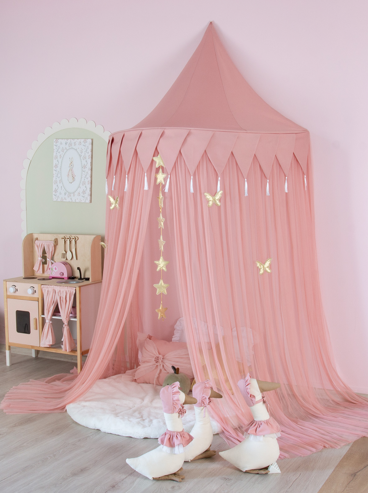 Half Moon Canopy-Blush