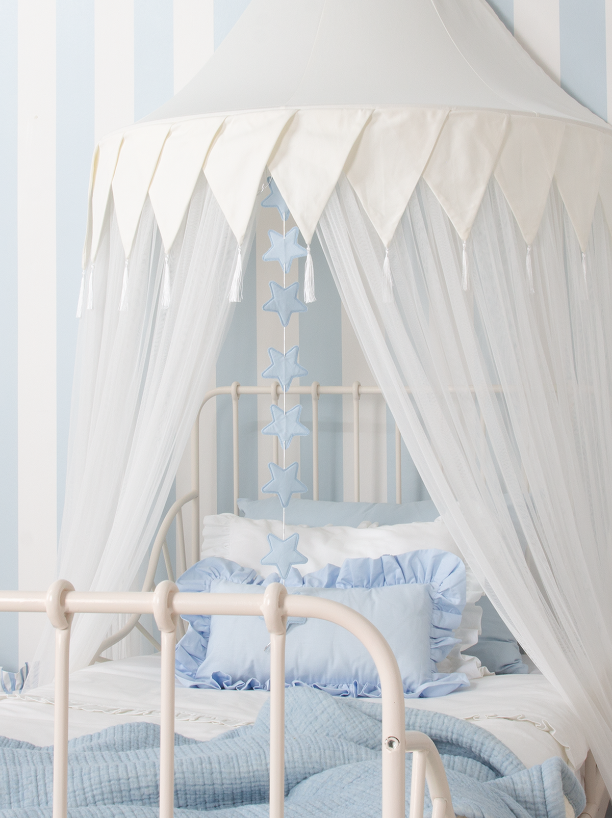 Half Moon Canopy-White