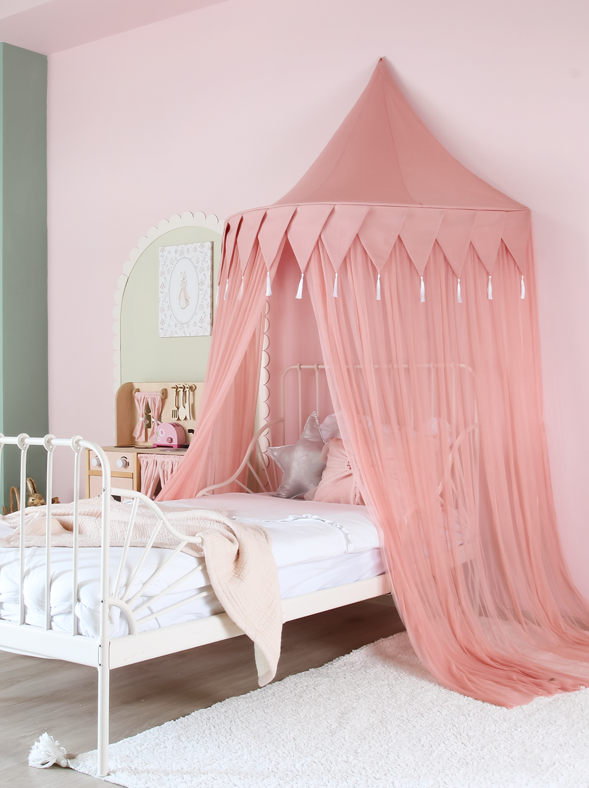 Half Moon Canopy-Blush